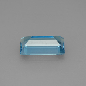 1.93캐럿 천연 스위스 블루 토파즈, 바게트, 9.6×5.2 mm, VS