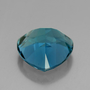 6.98캐럿 천연 런던 블루 토파즈, 트릴리언, 12×11.8 mm, VVS