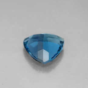 2.86캐럿 천연 런던 블루 토파즈, 트릴리언, 9.1×9 mm, VVS