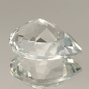 10.43캐럿 천연 화이트 토파즈, 배 모양, 16×12 mm, VVS