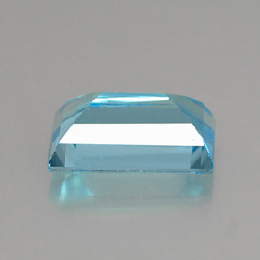 2.41캐럿 천연 스위스 블루 토파즈, 바게트, 9.3×5.9 mm, VVS-VS