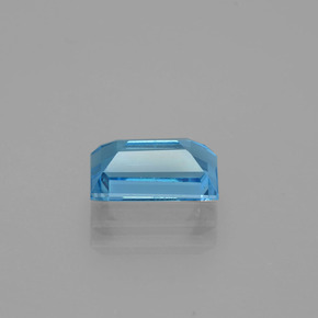 1.96캐럿 천연 스위스 블루 토파즈, 바게트, 8.8×5.3 mm, VVS-VS