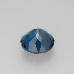 2.66캐럿 천연 런던 블루 토파즈, 라운드 컷, 8.13 mm, VVS-VS