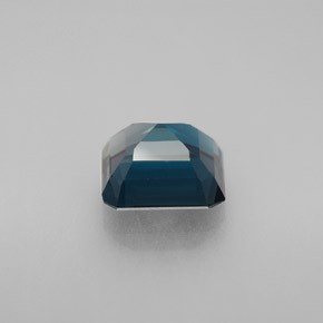 2.49캐럿 천연 런던 블루 토파즈, 에메랄드 컷, 7.8×7.2 mm, VVS-VS
