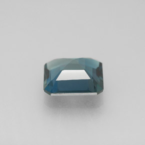 2.30캐럿 천연 런던 블루 토파즈, 에메랄드 컷, 8.1×7.5 mm, VS