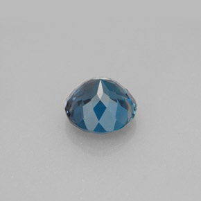 2.70캐럿 천연 런던 블루 토파즈, 라운드 컷, 8.10 mm, VVS-VS