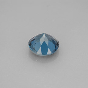 2.25캐럿 천연 런던 블루 토파즈, 라운드 컷, 8.00 mm, VVS-VS
