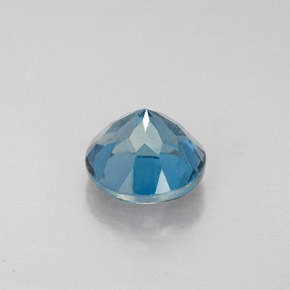 2.57캐럿 천연 런던 블루 토파즈, 라운드 컷, 7.90 mm, VS-SI