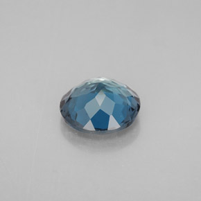2.92캐럿 천연 런던 블루 토파즈, 라운드 컷, 9.01 mm, VVS-VS
