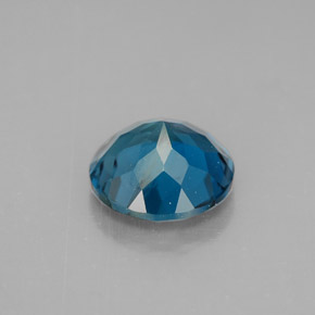 2.95캐럿 천연 런던 블루 토파즈, 라운드 컷, 8.93 mm, VVS