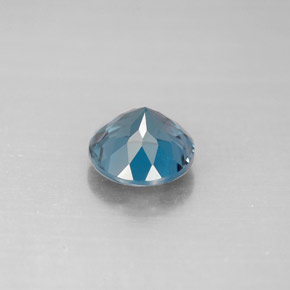 2.13캐럿 천연 런던 블루 토파즈, 라운드 컷, 7.79 mm, VVS-VS