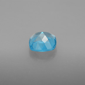 1.87캐럿 천연 스위스 블루 토파즈, 쿠션 컷, 7.1×7 mm, VVS-VS