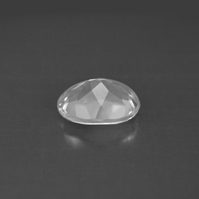 1.55캐럿 천연 화이트 토파즈, 타원형 컷, 8×6.1 mm, VS