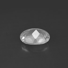 1.54캐럿 천연 화이트 토파즈, 타원형 컷, 8.1×6.1 mm, VS