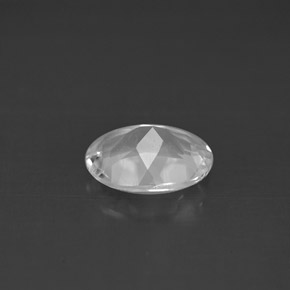 1.48캐럿 천연 화이트 토파즈, 타원형 컷, 8.2×6.2 mm, VS