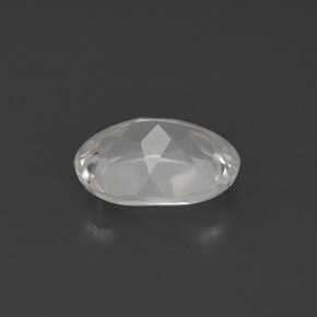 1.57캐럿 천연 화이트 토파즈, 타원형 컷, 8.3×6.2 mm, VS