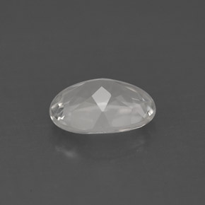 1.44캐럿 천연 화이트 토파즈, 타원형 컷, 8×6.1 mm, VS