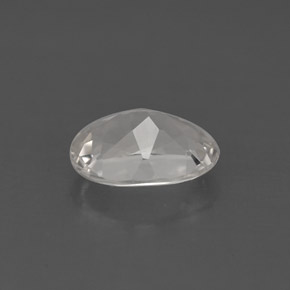 1.43캐럿 천연 화이트 토파즈, 타원형 컷, 8×6 mm, VVS-VS