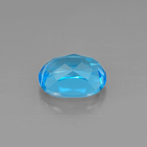 2.64캐럿 천연 스위스 블루 토파즈, 타원형 컷, 9.1×7 mm, VS
