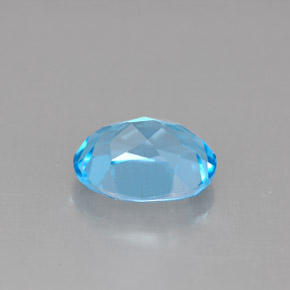2.34캐럿 천연 스위스 블루 토파즈, 타원형 컷, 9×7 mm, VS
