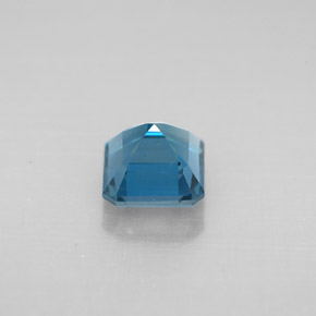 1.47캐럿 천연 런던 블루 토파즈, 에메랄드 컷, 6.1×6 mm, VVS-VS
