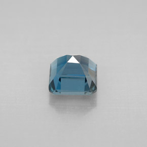 1.61캐럿 천연 런던 블루 토파즈, 에메랄드 컷, 6.1×6 mm, VVS-VS
