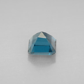 1.46캐럿 천연 런던 블루 토파즈, 에메랄드 컷, 6×6 mm, VVS-VS
