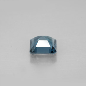 1.30캐럿 천연 런던 블루 토파즈, 에메랄드 컷, 6.1×6 mm, VVS-VS