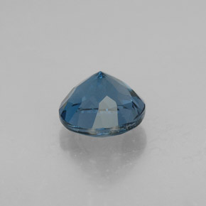 2.70캐럿 천연 런던 블루 토파즈, 라운드 컷, 8.09 mm, VVS-VS