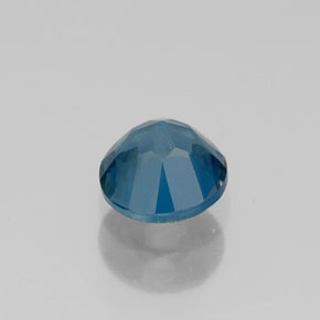 0.63캐럿 천연 런던 블루 토파즈, 라운드 컷, 5.13 mm, VVS-VS