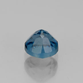 0.81캐럿 천연 런던 블루 토파즈, 라운드 컷, 5.11 mm, VVS-VS