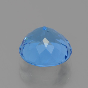 2.78캐럿 천연 스카이 블루 토파즈, 라운드 컷, 8.15 mm, VS