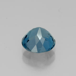 1.73캐럿 천연 런던 블루 토파즈, 라운드 컷, 7.14 mm, VVS
