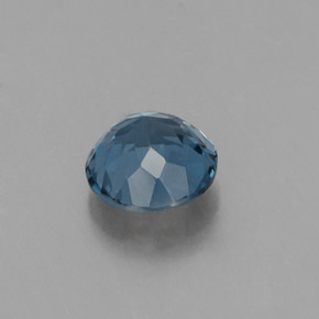 1.12캐럿 천연 런던 블루 토파즈, 라운드 컷, 6.20 mm, VVS-VS