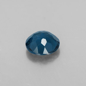 0.93캐럿 천연 런던 블루 토파즈, 라운드 컷, 5.99 mm, VVS-VS