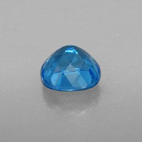 1.92캐럿 천연 스위스 블루 토파즈, 쿠션 컷, 7.1×7 mm, VS