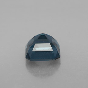 1.51캐럿 천연 런던 블루 토파즈, 에메랄드 컷, 6.2×6.2 mm, VVS-VS