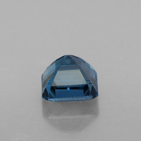 1.60캐럿 천연 런던 블루 토파즈, 에메랄드 컷, 6.1×6.1 mm, VVS-VS