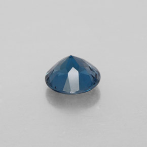 1.45캐럿 천연 런던 블루 토파즈, 라운드 컷, 6.90 mm, VVS-VS