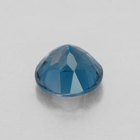 1.82캐럿 천연 런던 블루 토파즈, 라운드 컷, 7.25 mm, VVS