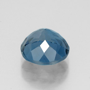 2.62캐럿 천연 런던 블루 토파즈, 라운드 컷, 8.13 mm, VVS