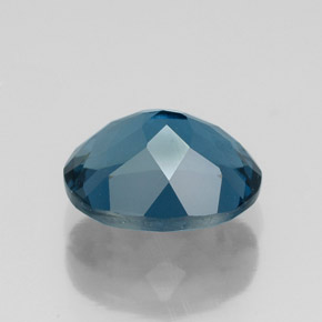 2.61캐럿 천연 런던 블루 토파즈, 타원형 컷, 9.2×7.1 mm, VVS-VS