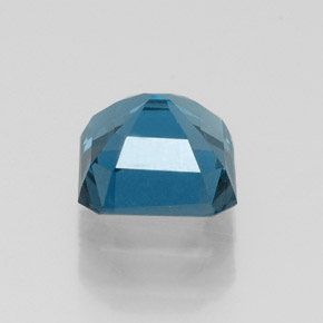 1.44캐럿 천연 런던 블루 토파즈, 에메랄드 컷, 6.2×6.1 mm, VVS