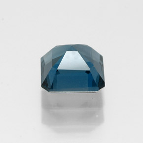 1.35캐럿 천연 런던 블루 토파즈, 에메랄드 컷, 6×6 mm, VVS