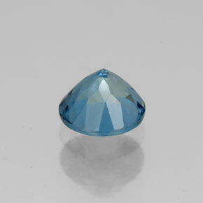 1.76캐럿 천연 런던 블루 토파즈, 라운드 컷, 7.18 mm, VVS