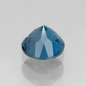 1.80캐럿 천연 런던 블루 토파즈, 라운드 컷, 7.23 mm, VVS