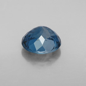 2.48캐럿 천연 런던 블루 토파즈, 라운드 컷, 8.24 mm, VVS-VS