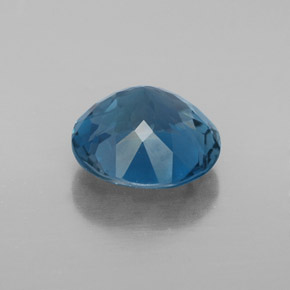 3.20캐럿 천연 런던 블루 토파즈, 라운드 컷, 8.96 mm, VVS-VS