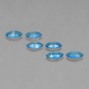2.55캐럿 천연 스위스 블루 토파즈 보석, 마퀴즈, 7.1×3.6 mm, VVS-VS