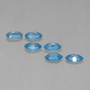 2.63캐럿 천연 스위스 블루 황옥 보석, 보석, VVS-VS